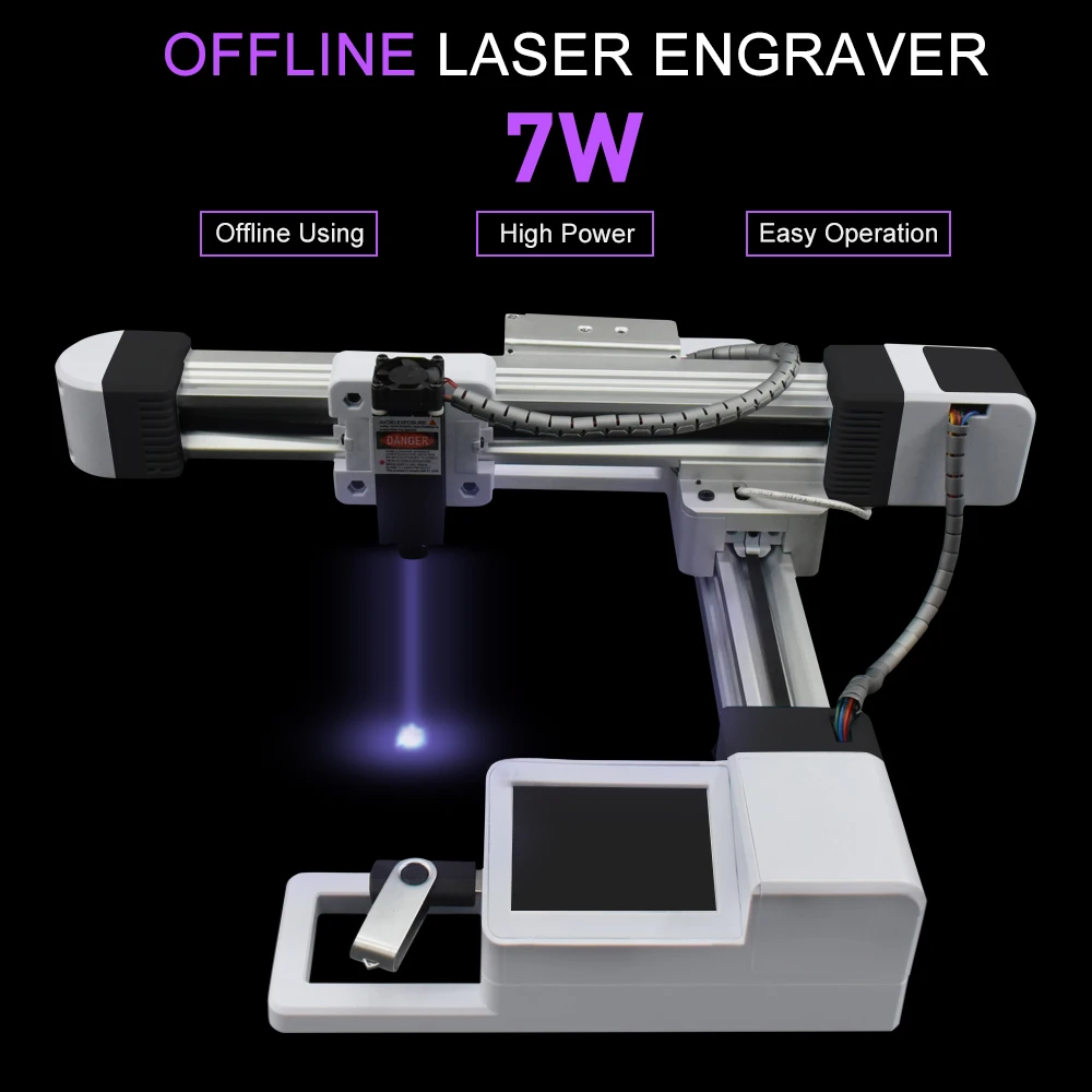 7000MW Wood Router Engraving Machine Laser Milling Machine 155MM*175MM Area 3W 7W CNC Engrave Carving Machine Wood Tools
7000MW Wood Router Engraving Machine Laser Milling Machine 155MM*175MM Area 3W 7W CNC Engrave Carving Machine Wood Tools