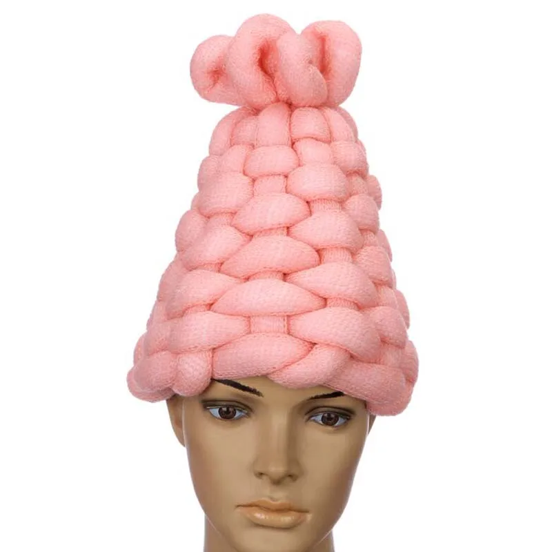 1 Pcs 2017 New Handmade Super Thick Woolen Yarn Knitted Caps Winter Warm Skullies Beanies Brand Hats For Women 8593
1 Pcs 2017 New Handmade Super Thick Woolen Yarn Knitted Caps Winter Warm Skullies Beanies Brand Hats For Women 8593