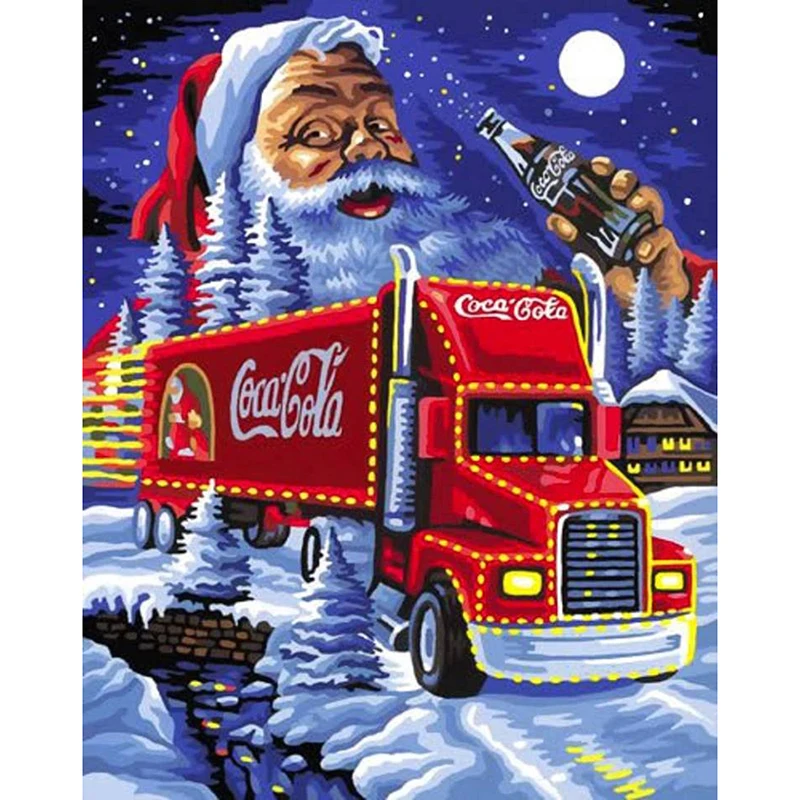 5D алмазная Вышивка крестом Cola car полностью квадратная/круглая дрель вышивка 3D