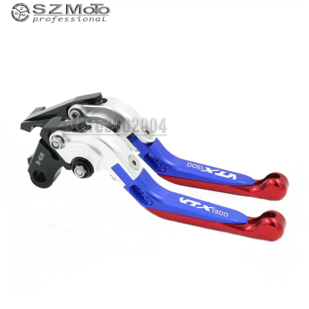 For HONDA VTX1300 VTX 1300 2003-2008 2007 Aluminum Motorcycle Folding Extendable Adjustable Brakes Clutch Levers With LOGO CNC
For HONDA VTX1300 VTX 1300 2003-2008 2007 Aluminum Motorcycle Folding Extendable Adjustable Brakes Clutch Levers With LOGO CNC