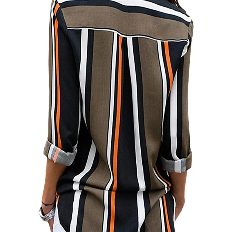 plus size women blouse vintage tops korean striped print turn-down collar woman shirts button slim comfortable female shirt
plus size women blouse vintage tops korean striped print turn-down collar woman shirts button slim comfortable female shirt