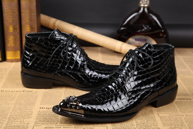 2017 European style fashion boots Black lace up short boot cowboy booties large size top quality pointed desert boots for men
2017 European style fashion boots Black lace up short boot cowboy booties large size top quality pointed desert boots for men