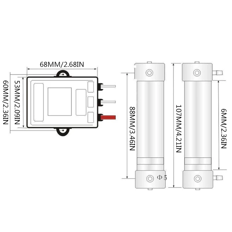 1PC AC220V 500mg Ozone Generator Tube For DIY Water Treatment Air Purifier Home New
1PC AC220V 500mg Ozone Generator Tube For DIY Water Treatment Air Purifier Home New