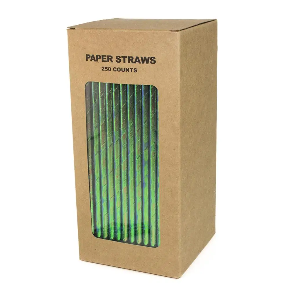 Restaurant Bulk Drinking Straws Unicorn Mermaid Pearl Birthday Party Wedding,Foil Green Iridescent Paper Straws 250 Counts Box
Restaurant Bulk Drinking Straws Unicorn Mermaid Pearl Birthday Party Wedding,Foil Green Iridescent Paper Straws 250 Counts Box