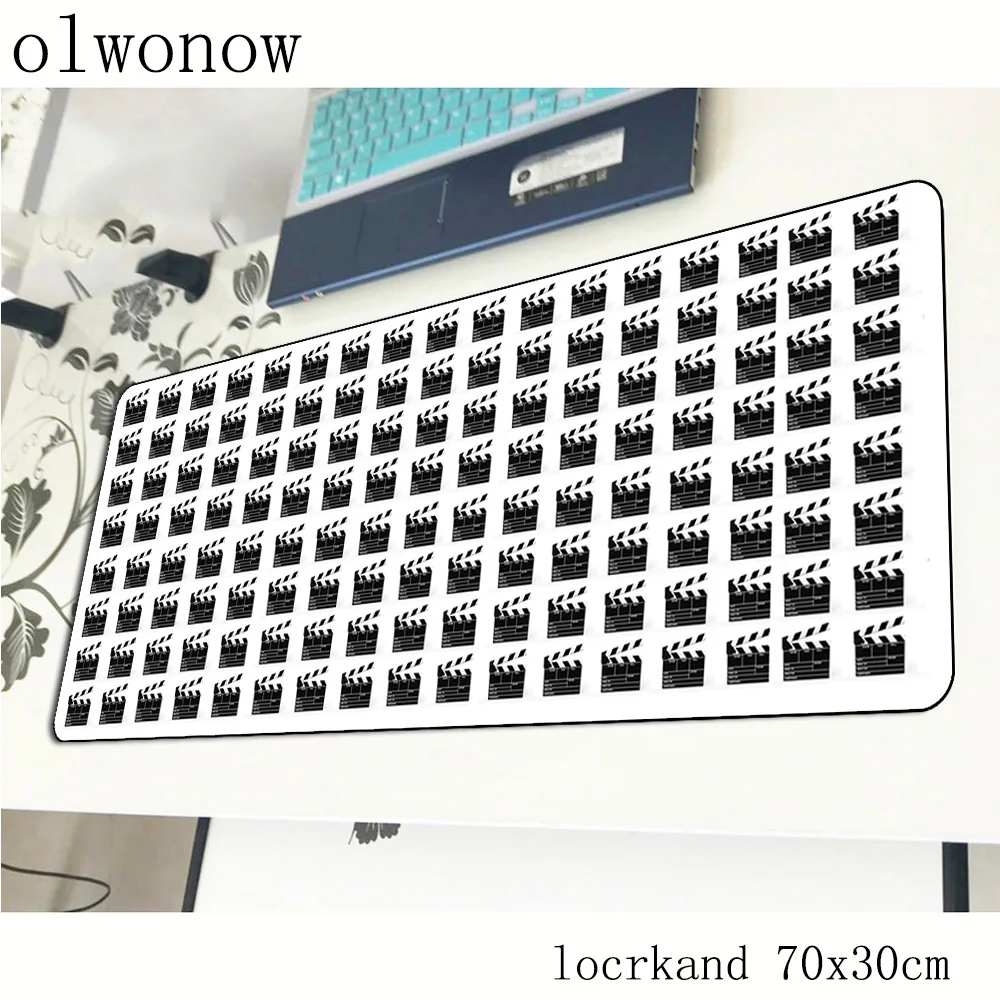 Movie Clapperboard mousepad gamer Personality 700x300x3mm gaming mouse pad Boy Gift notebook accessories padmouse ergonomic mat
Movie Clapperboard mousepad gamer Personality 700x300x3mm gaming mouse pad Boy Gift notebook accessories padmouse ergonomic mat