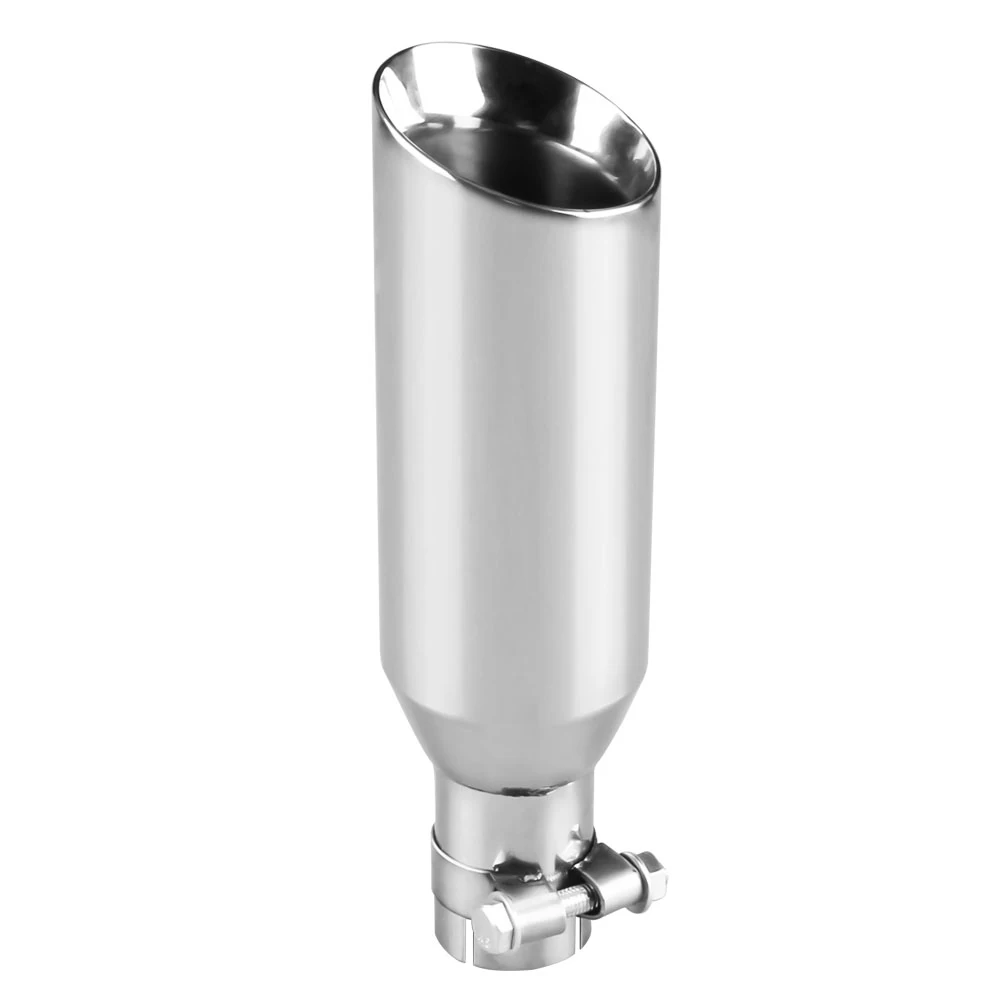 12" Car Rear Tail Exhaust Muffler Pipe Stainless Steel Universal for Cars Styling Accessories | Автомобили и мотоциклы