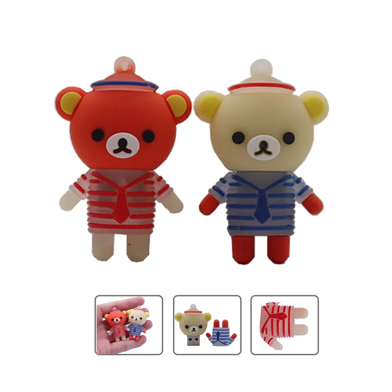 USB flash drive cartoon bears pen drive 4GB 8GB 16GB 32GB 64GB pendrive animado memory stick creative gift usb stick cle usb2.0
USB flash drive cartoon bears pen drive 4GB 8GB 16GB 32GB 64GB pendrive animado memory stick creative gift usb stick cle usb2.0