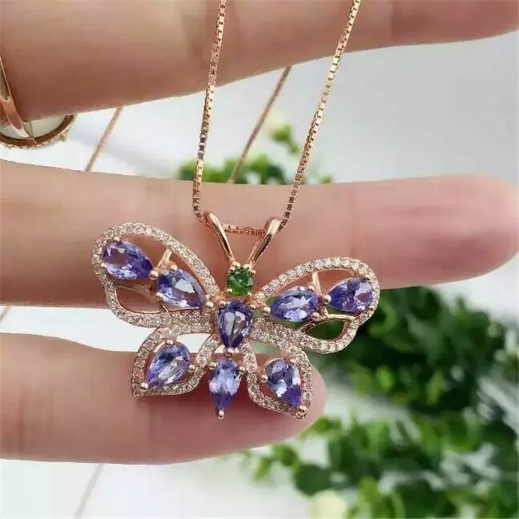 KJJEAXCMY boutique jewels 925 sterling silver inlaid with natural stone tanzanite necklace set chain jewelry gem.ret WAS
KJJEAXCMY boutique jewels 925 sterling silver inlaid with natural stone tanzanite necklace set chain jewelry gem.ret WAS
