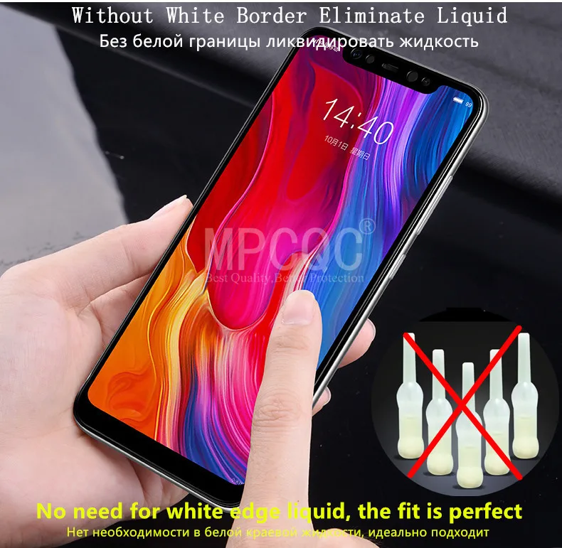 9D Full Cover Tempered Glass For Xiaomi Redmi Note 7 6 Pro Y3 S2 6A Screen Protector Film 7S | Мобильные телефоны и