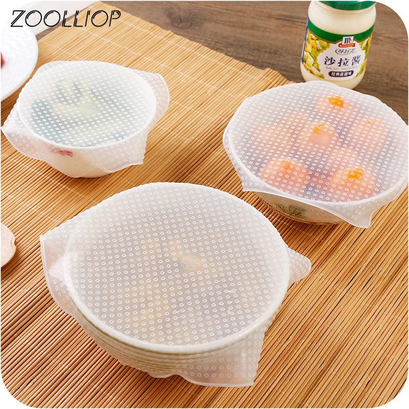 3 шт/т силиконовый чехол многоразовый силикон растягивающиеся крышки Многофункциональный силиконовый оберточная крышка сохранение продук... 
3 шт/т силиконовый чехол многоразовый силикон растягивающиеся крышки Многофункциональный силиконовый оберточная крышка сохранение продук...