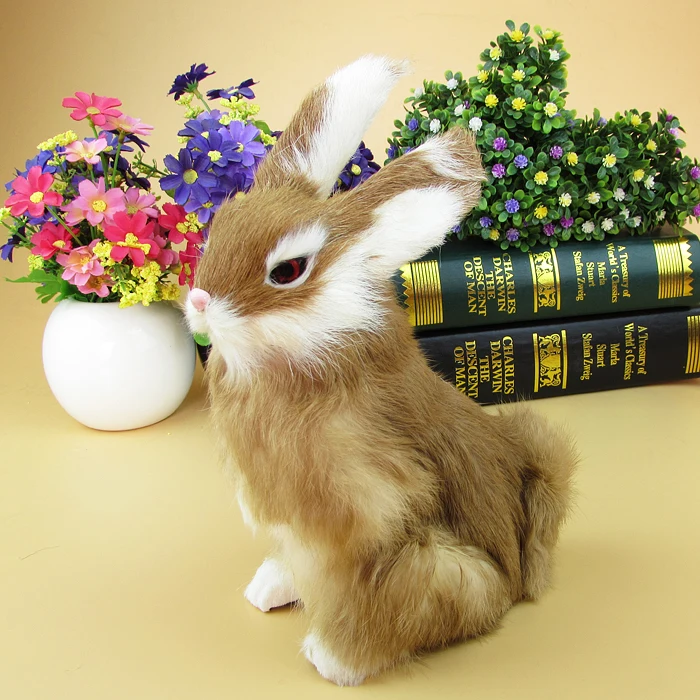 simulation rabbit toy large 22cm real furry fur brown rabbit model decoration birthday gift a2144
simulation rabbit toy large 22cm real furry fur brown rabbit model decoration birthday gift a2144