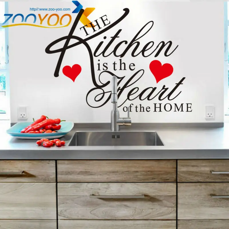 The Kitchen Is The Heart of the home quote wall decal zooyoo8191 decorative adesivo de parede removable vinyl wall sticker
The Kitchen Is The Heart of the home quote wall decal zooyoo8191 decorative adesivo de parede removable vinyl wall sticker