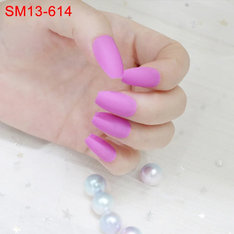 24 Pcs/Set Matte False Nails Full Tips Women Fake Fingernails Nail Art Decoration Tool 669
24 Pcs/Set Matte False Nails Full Tips Women Fake Fingernails Nail Art Decoration Tool 669