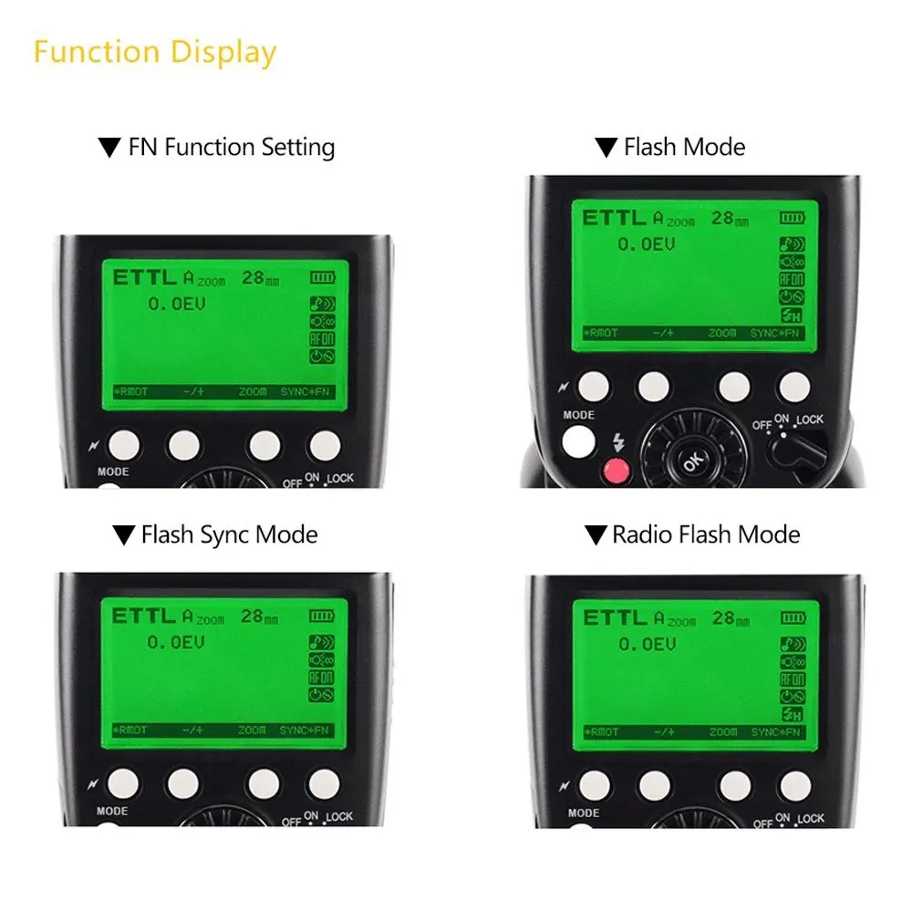 Беспроводная вспышка Pixel X800C PRO Speedlite E-TTL FSK 2 4 ГГц Высокоскоростная синхронизация с