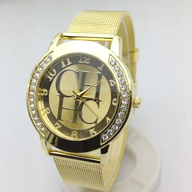 Женские кварцевые часы с металлической сеткой из нержавеющей стали|clock brand|clock