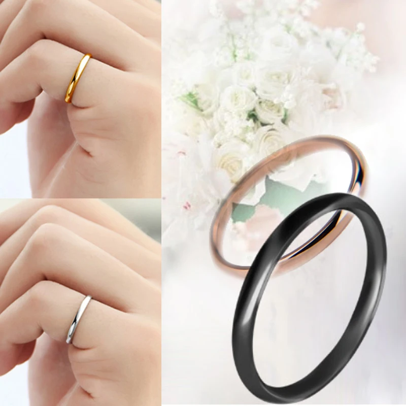 1PC Hot Couples Rings Wedding Solid Unisex Titanium Steel Smooth Women Men Alloy Anniversary Allergy Free Jwelry Gift
1PC Hot Couples Rings Wedding Solid Unisex Titanium Steel Smooth Women Men Alloy Anniversary Allergy Free Jwelry Gift