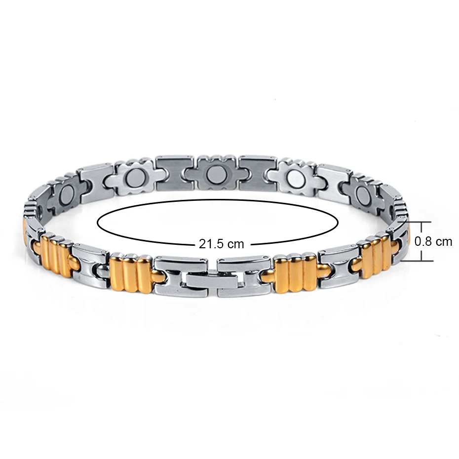 WelMag Healing Magnetic Bracelet Tharepy Bio Energy Stainless Steel Bracelet For Women Link Chains Freeshipping Jewelry
WelMag Healing Magnetic Bracelet Tharepy Bio Energy Stainless Steel Bracelet For Women Link Chains Freeshipping Jewelry