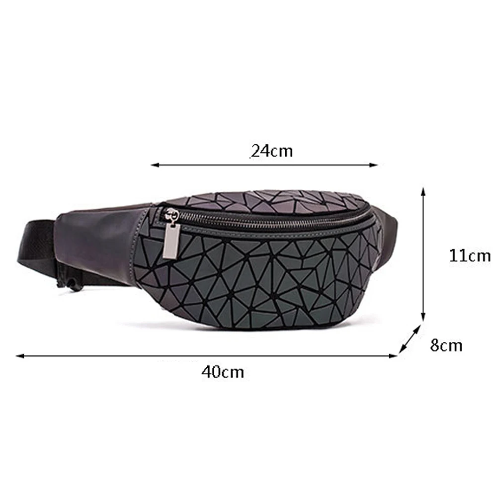 New Fashion Luminous Waist Bags Women Waist Fanny Packs Geometry Belt Bag Unisex Men Chest Handbag Waist Packs Sac Banane Femme
New Fashion Luminous Waist Bags Women Waist Fanny Packs Geometry Belt Bag Unisex Men Chest Handbag Waist Packs Sac Banane Femme
