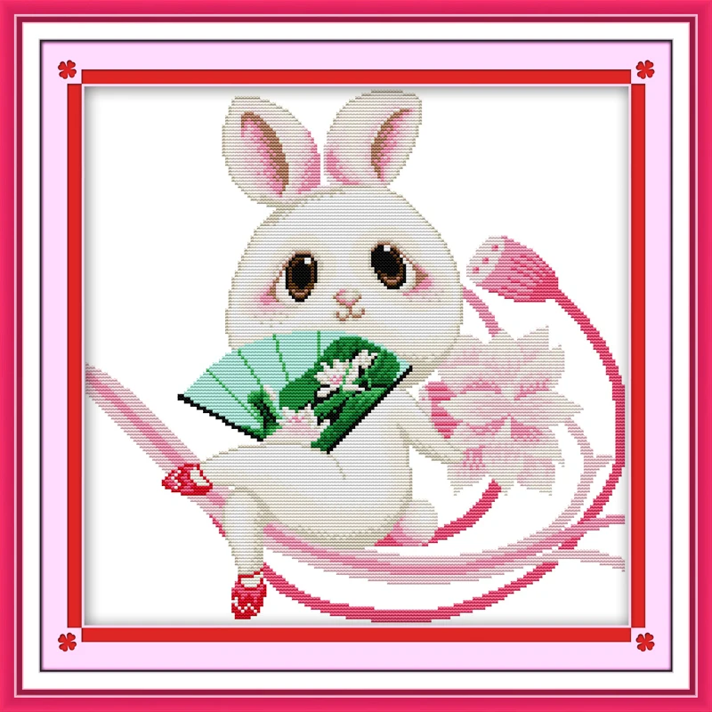 Beauty rabbit cross stitch kit cartoon 14ct 11ct count print canvas stitching embroidery DIY handmade needlework
Beauty rabbit cross stitch kit cartoon 14ct 11ct count print canvas stitching embroidery DIY handmade needlework