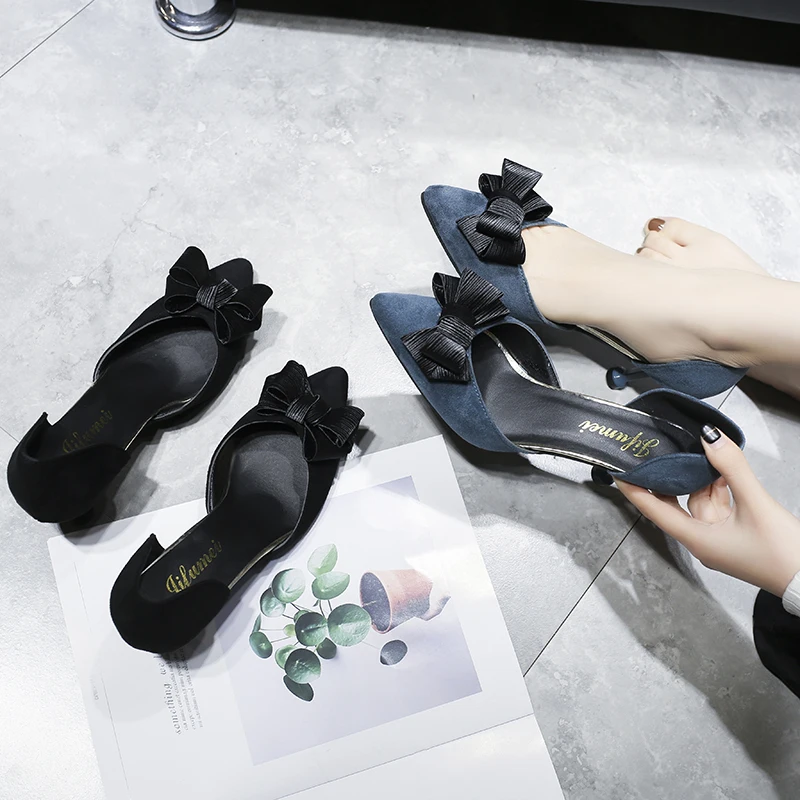 2019 Female New Fashion Flock Shallow Women's Top Quality Shoes High Thin Heels Pointed Toe Pump Sexy Suede Shoes Woman
2019 Female New Fashion Flock Shallow Women's Top Quality Shoes High Thin Heels Pointed Toe Pump Sexy Suede Shoes Woman