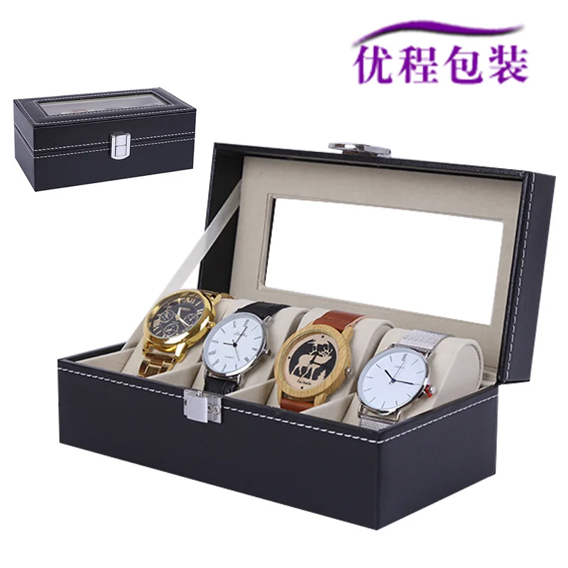 Spot Wholesale 4 Watches Box, Wooden Watch Box, High-end Gift Watch Box, Pu Watch Packaging Box
Spot Wholesale 4 Watches Box, Wooden Watch Box, High-end Gift Watch Box, Pu Watch Packaging Box