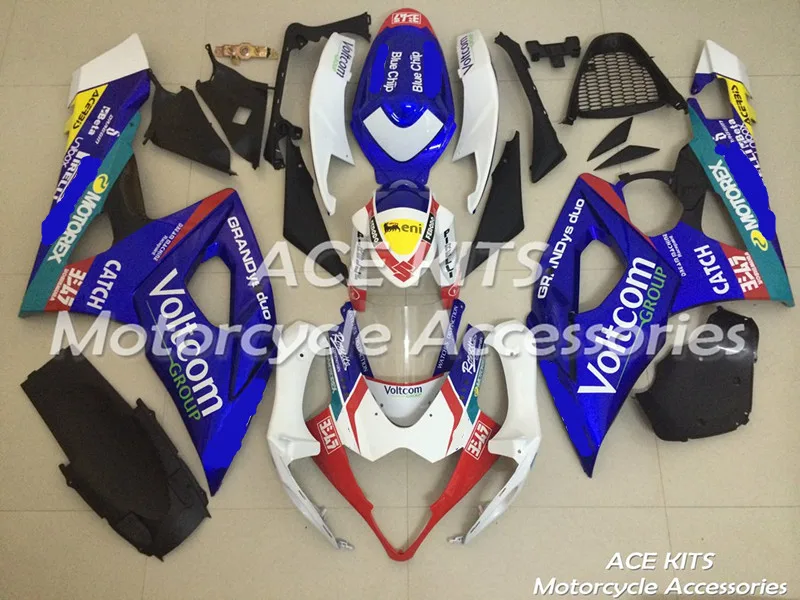 Новый ABS мотоцикл обтекатель для SUZUKI GSX-R1000K5 2005 2006 впрыска кузова изумительный синий красный белый ACE № 4
Новый ABS мотоцикл обтекатель для SUZUKI GSX-R1000K5 2005 2006 впрыска кузова изумительный синий красный белый ACE № 4