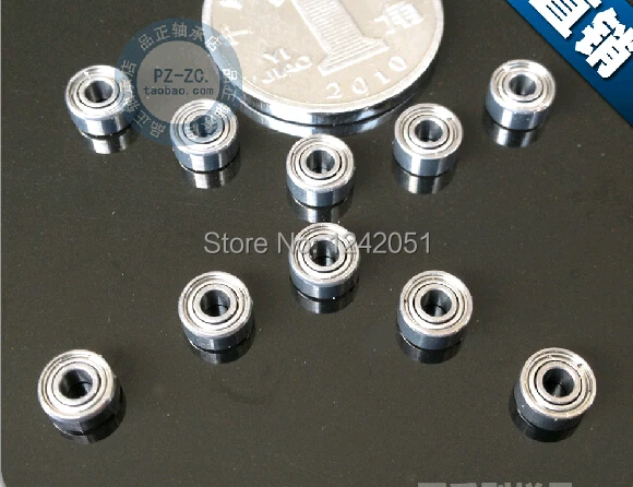 Фото 10 шт. 681 681ZZ шариковый подшипник 1*3*1 мм с глубоким желобом подшипник|bearing bearing|bearing