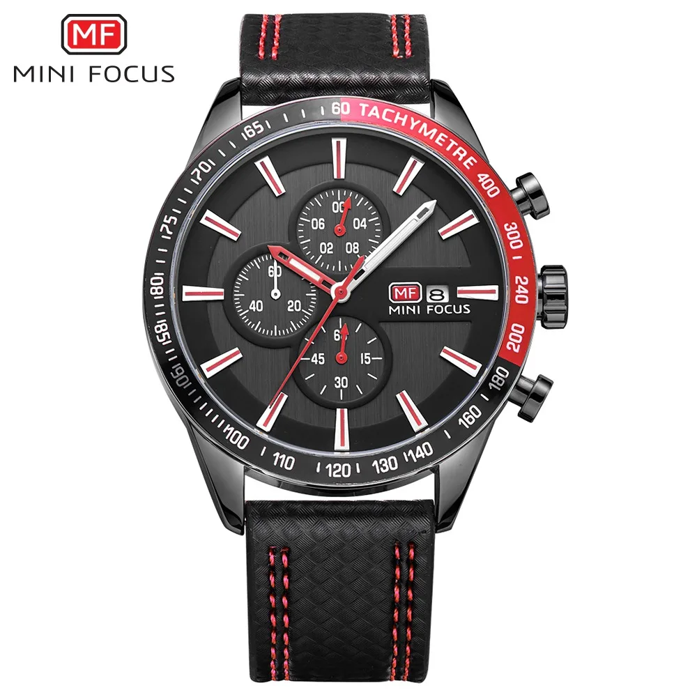 MINIFOCUS новые кварцевые часы Топ бренд наручные мужские военные