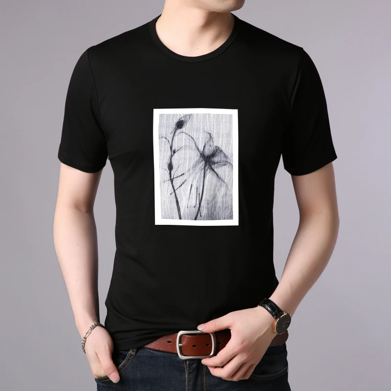 Liseaven Men's T-Shirt Cotton Black tshirt Short Sleeve Tee Shirt O-Neck Print T Shirts Men's Clothing
Liseaven Men's T-Shirt Cotton Black tshirt Short Sleeve Tee Shirt O-Neck Print T Shirts Men's Clothing