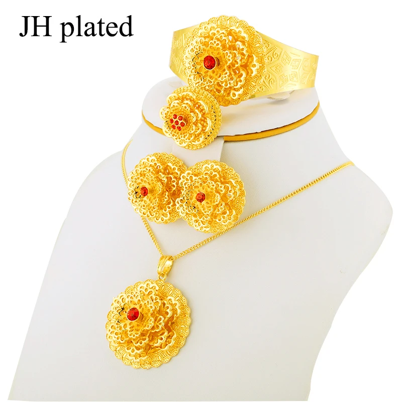 JHplated New Ethiopian Jewelry Set Habesha African Wedding Bride Eritrea Set Necklace/Earring/Pendent/Ring Women
JHplated New Ethiopian Jewelry Set Habesha African Wedding Bride Eritrea Set Necklace/Earring/Pendent/Ring Women