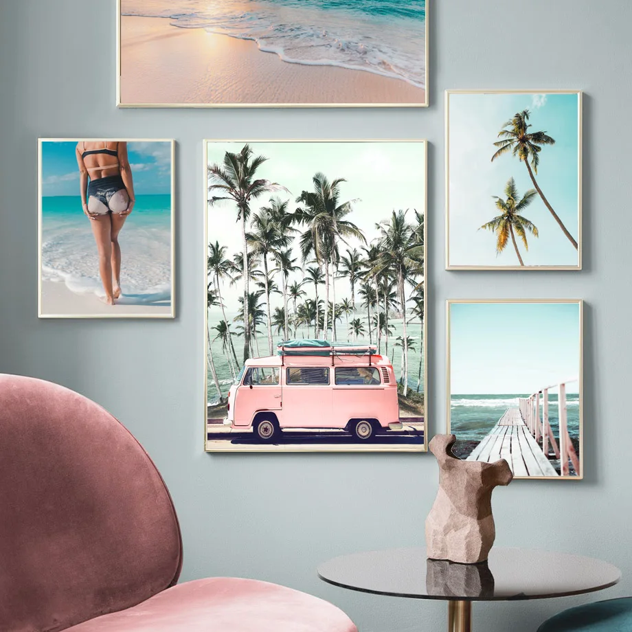 Sunny Beach Sexy Girl Coconut Tree Vintage Car Wall Art Canvas Painting Nordic Posters And Prints Wall Pictures For Living Room
Sunny Beach Sexy Girl Coconut Tree Vintage Car Wall Art Canvas Painting Nordic Posters And Prints Wall Pictures For Living Room