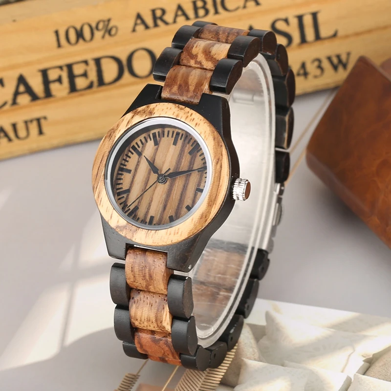 Female Mixed Wood Watch Quartz Watches Full Adjustable Wood Band Sports Fashion Casual Women Clock Hour Top Brand Luxury reloj
Female Mixed Wood Watch Quartz Watches Full Adjustable Wood Band Sports Fashion Casual Women Clock Hour Top Brand Luxury reloj