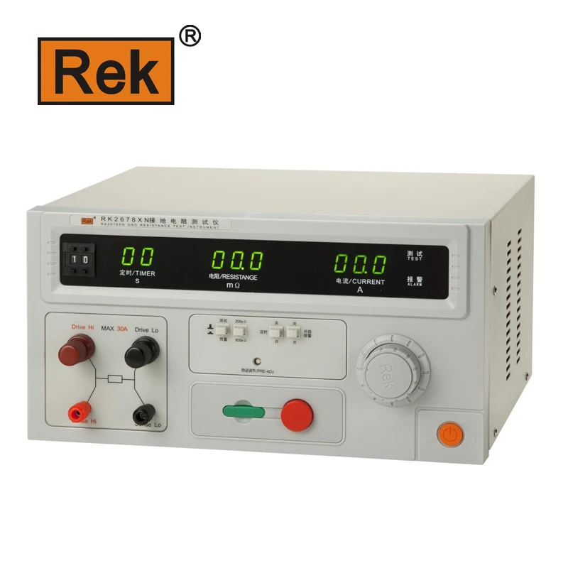 Fast arrival RK2678XN ground resistance tester 30A earth resistance meter 5-30A AC,0-200/600m OHMS
Fast arrival RK2678XN ground resistance tester 30A earth resistance meter 5-30A AC,0-200/600m OHMS