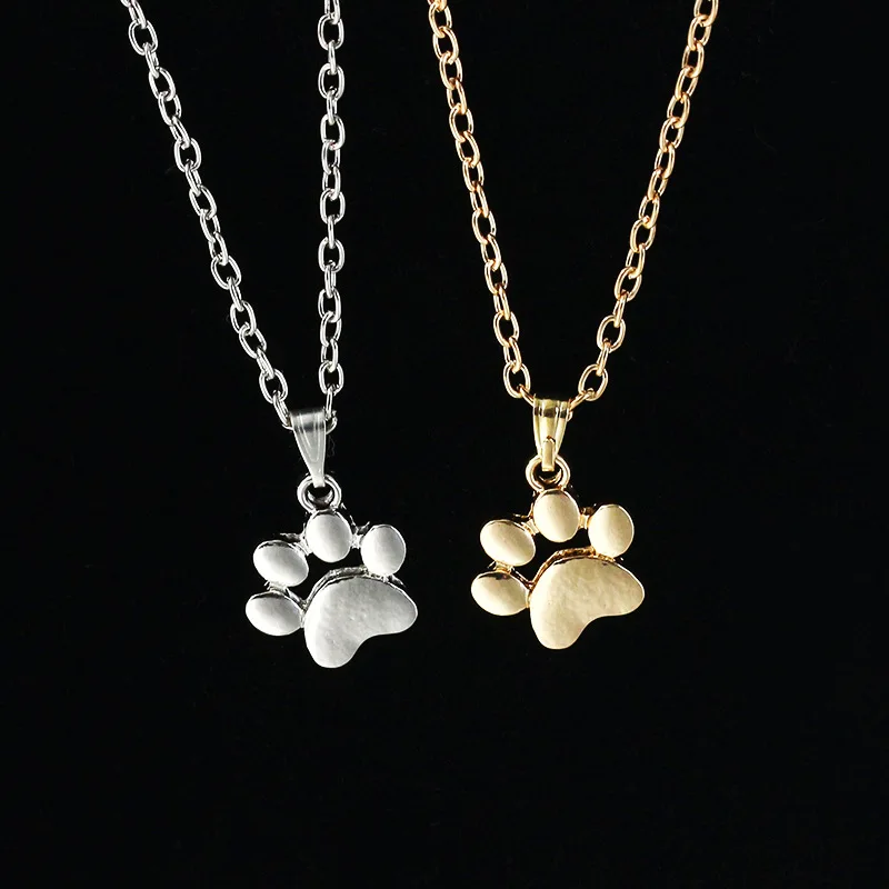 Cute Animal Cat Paw Pendant Necklace Gold Silver Long Chain Statement Necklaces for Women Collares Jewelry
Cute Animal Cat Paw Pendant Necklace Gold Silver Long Chain Statement Necklaces for Women Collares Jewelry