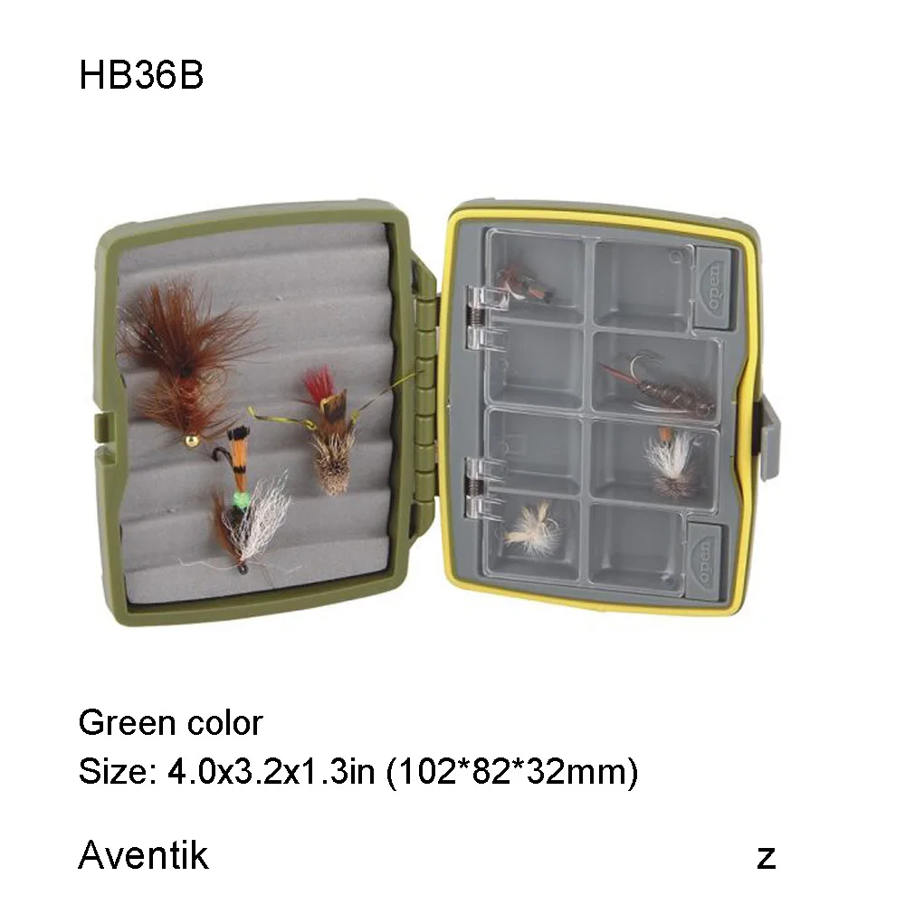 Aventik Plastic Waterproof Fly Fishing Box Quick Open Fly Boxes 4.0x3.2x1.3 inch (102x82x32mm)
Aventik Plastic Waterproof Fly Fishing Box Quick Open Fly Boxes 4.0x3.2x1.3 inch (102x82x32mm)