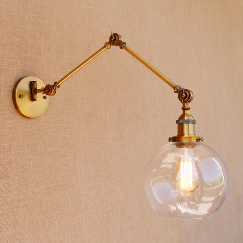 LukLoy Wall Light, E27 Retro Industrial Vintage Adjustable Wall Lamp, Metal Vintage Lighting Fixtures for Home Office Decoration
LukLoy Wall Light, E27 Retro Industrial Vintage Adjustable Wall Lamp, Metal Vintage Lighting Fixtures for Home Office Decoration