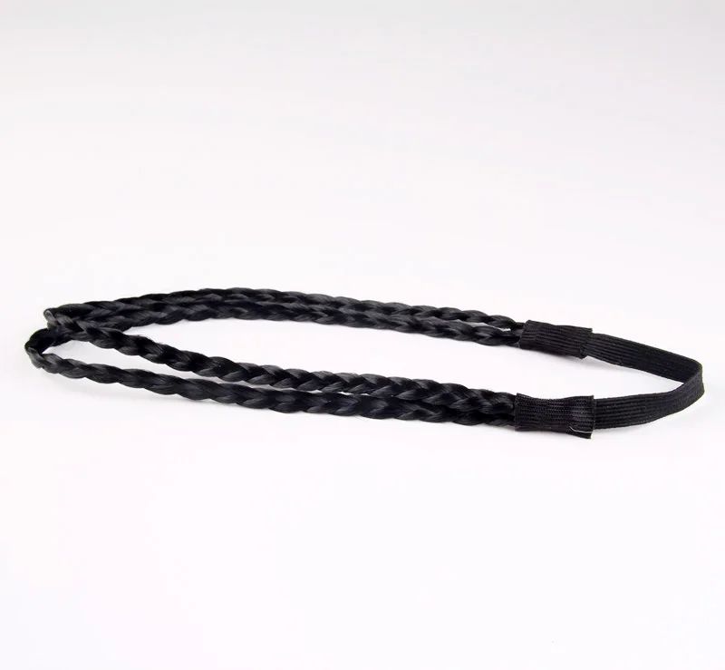 European and American fashion hair accessories personality double elastic twist braided wig braid headband hairband
European and American fashion hair accessories personality double elastic twist braided wig braid headband hairband