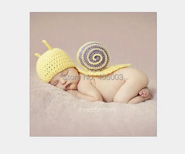 0-12Month Cute Yellow Snail Sets Infant Crochet Caps Baby Crochet Hats Caps Newborn Boy Photography Props
0-12Month Cute Yellow Snail Sets Infant Crochet Caps Baby Crochet Hats Caps Newborn Boy Photography Props