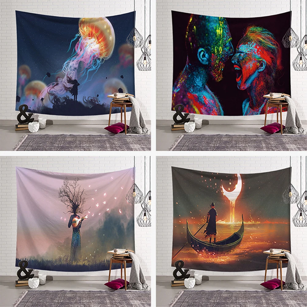 3D Printed Wall Tapestry Home Decorations Tapisserie Wall Hanging Dorm Living Room Bedroom Decor Rectangle Hippie Tapestries
3D Printed Wall Tapestry Home Decorations Tapisserie Wall Hanging Dorm Living Room Bedroom Decor Rectangle Hippie Tapestries