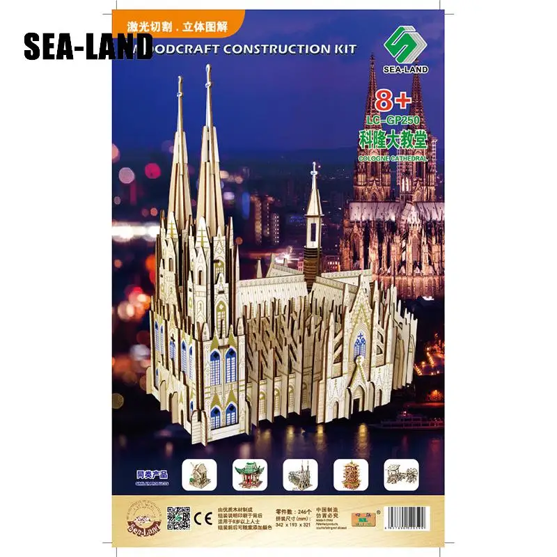 3D Children Toy Famous Buildings Puzzles Cologne Cathedral Quality Laser Cutting Wooden Puzzles For Adults A Decor As Hobby Gift
3D Children Toy Famous Buildings Puzzles Cologne Cathedral Quality Laser Cutting Wooden Puzzles For Adults A Decor As Hobby Gift