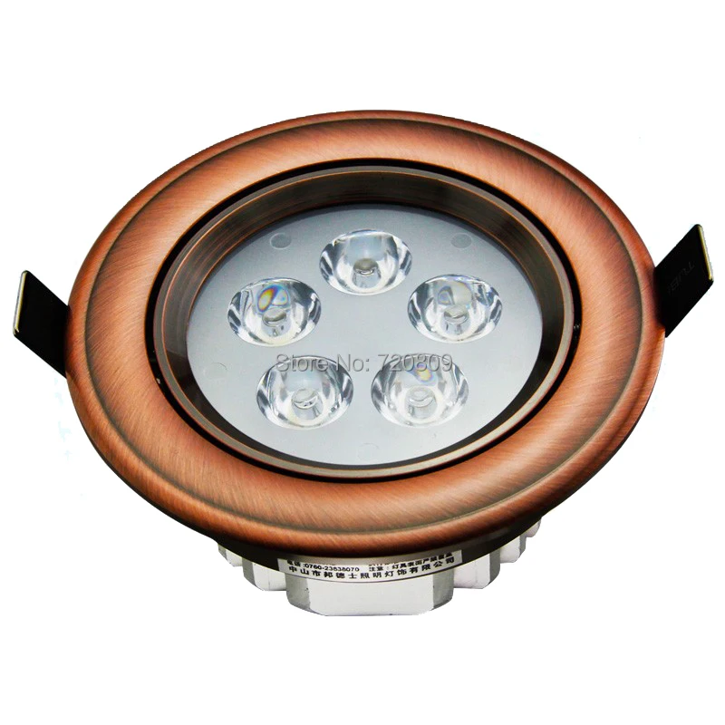 10pcs/lot Free Shipping 5W LED Ceiling Lamp Red Bronze Recessed Downlight Fixture Light Classical Pure/Warm White 85-265V
10pcs/lot Free Shipping 5W LED Ceiling Lamp Red Bronze Recessed Downlight Fixture Light Classical Pure/Warm White 85-265V