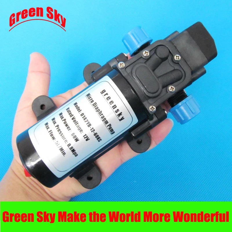 5l/min 60W 12VDC automatic pressure switch type with on/off button and dc jack self-priming diaphragm high pressure water pump
5l/min 60W 12VDC automatic pressure switch type with on/off button and dc jack self-priming diaphragm high pressure water pump
