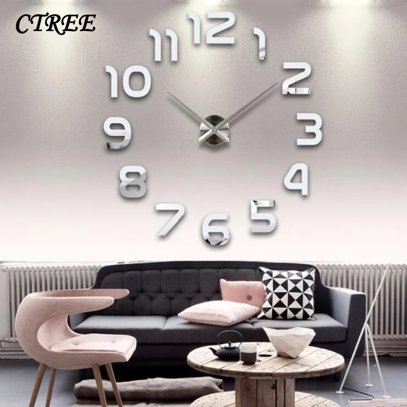 CTREE 3D Clock Wall Sticker DIY Wall Clocks Decoration Living Room Bedroom Wall Sticker Wall Clock Acrylic Mirror Clocks C453
CTREE 3D Clock Wall Sticker DIY Wall Clocks Decoration Living Room Bedroom Wall Sticker Wall Clock Acrylic Mirror Clocks C453