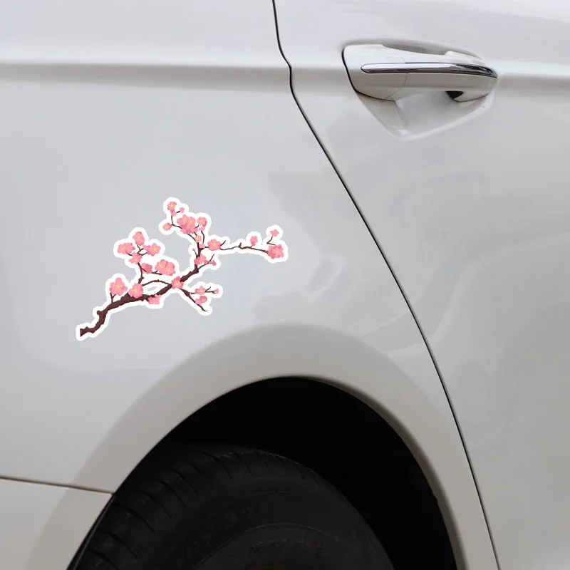 YJZT 12.7*8.2CM Peach Blossom Branches Decor Car Stickers High Quality Personalized Graphic 11A0899
YJZT 12.7*8.2CM Peach Blossom Branches Decor Car Stickers High Quality Personalized Graphic 11A0899