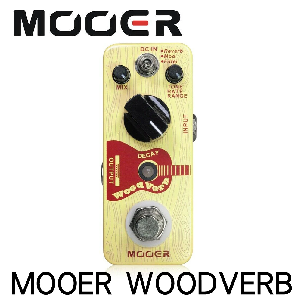 Mooer WoodVerb, акустическая гитара, педаль реверберации, аналоговая педаль реверберации для гитары, педаль эффектов, 3 рабочих модели, истинное отключение
Mooer WoodVerb, акустическая гитара, педаль реверберации, аналоговая педаль реверберации для гитары, педаль эффектов, 3 рабочих модели, истинное отключение