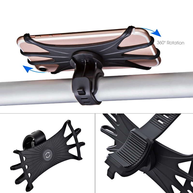 Universal Bicycle Mobile Phone Holder Silicone Motorcycle Bike Handlebar Stand Mount Bracket Mount Phone Holder For iPhone
Universal Bicycle Mobile Phone Holder Silicone Motorcycle Bike Handlebar Stand Mount Bracket Mount Phone Holder For iPhone
