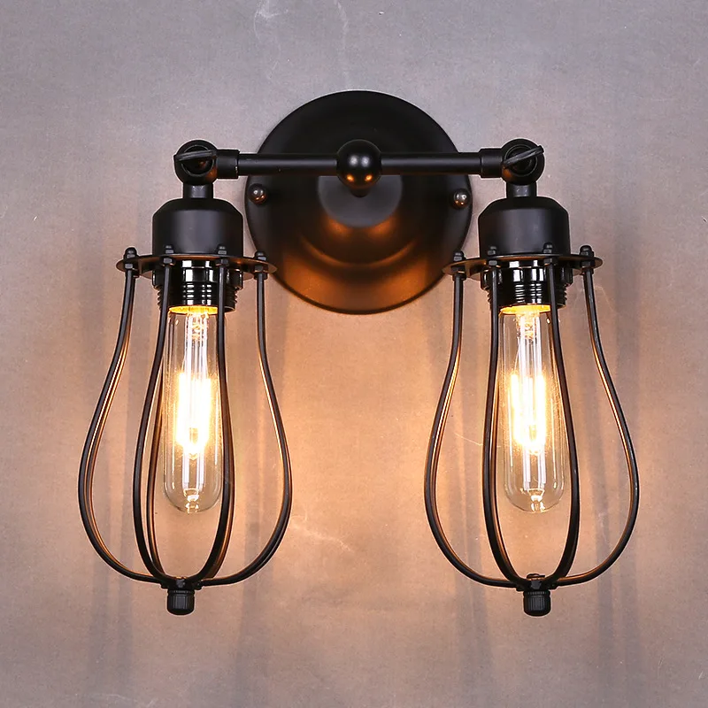 American Industrial Vintage Creative Retro Iron Wall Lamp Loft Style Simple Cage Bathroom Aisle Decoration Light Free Shipping
American Industrial Vintage Creative Retro Iron Wall Lamp Loft Style Simple Cage Bathroom Aisle Decoration Light Free Shipping