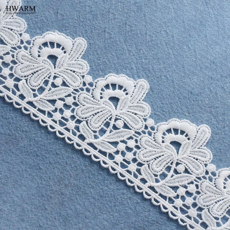 5yard 6.5cm white african lace fabric ribbon embroidery milk silk water-soluble wedding decoration for home cloth accessories
5yard 6.5cm white african lace fabric ribbon embroidery milk silk water-soluble wedding decoration for home cloth accessories