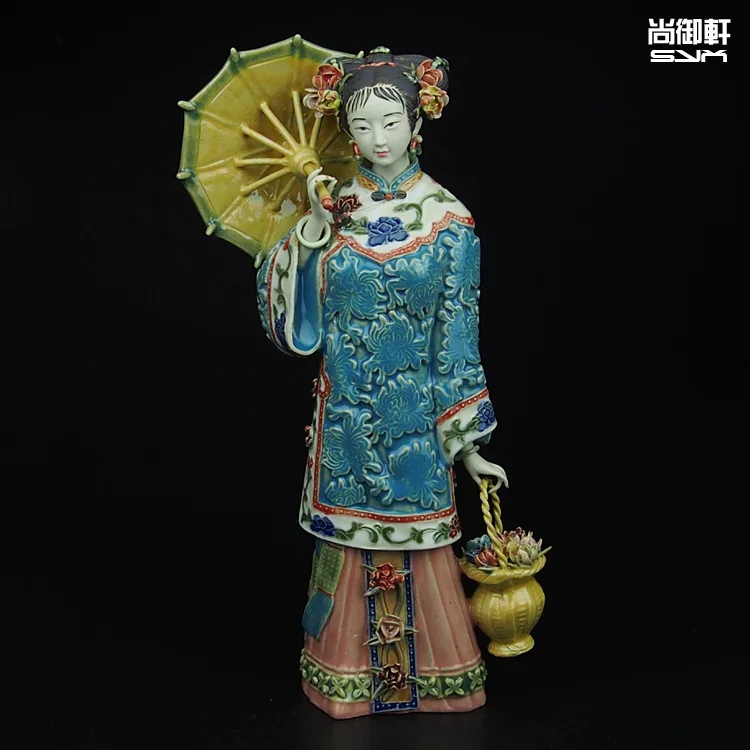 Shiwan doll master of fine ladies of ancient figures decorated handmade ceramic crafts business gift ladies
Shiwan doll master of fine ladies of ancient figures decorated handmade ceramic crafts business gift ladies