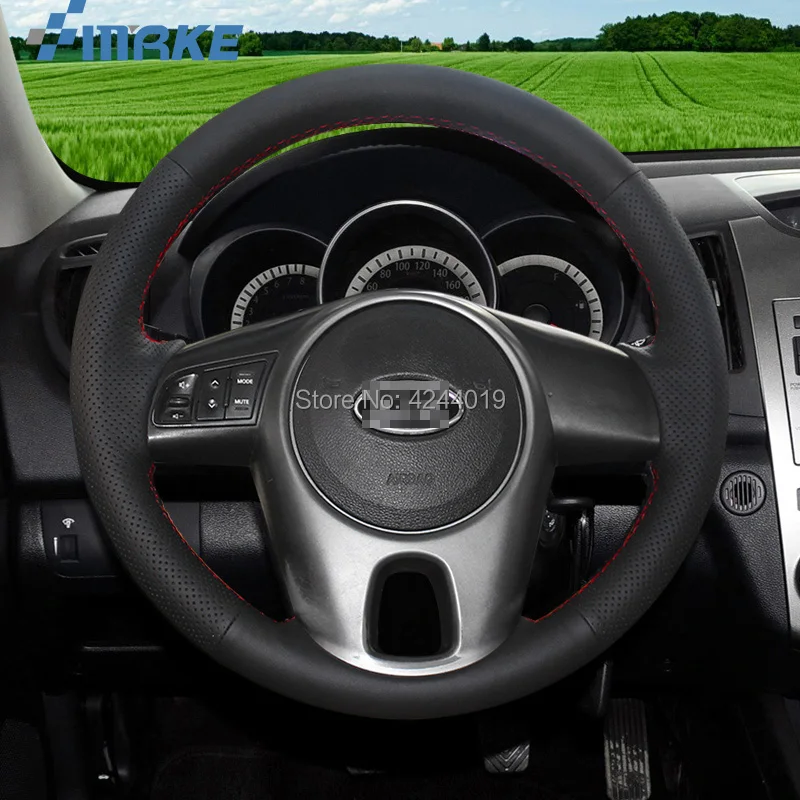 Чехол рулевого колеса для KIA Forte 09-16, черная кожа, для самостоятельного шитья, аксессуары для автомобиля
Чехол рулевого колеса для KIA Forte 09-16, черная кожа, для самостоятельного шитья, аксессуары для автомобиля